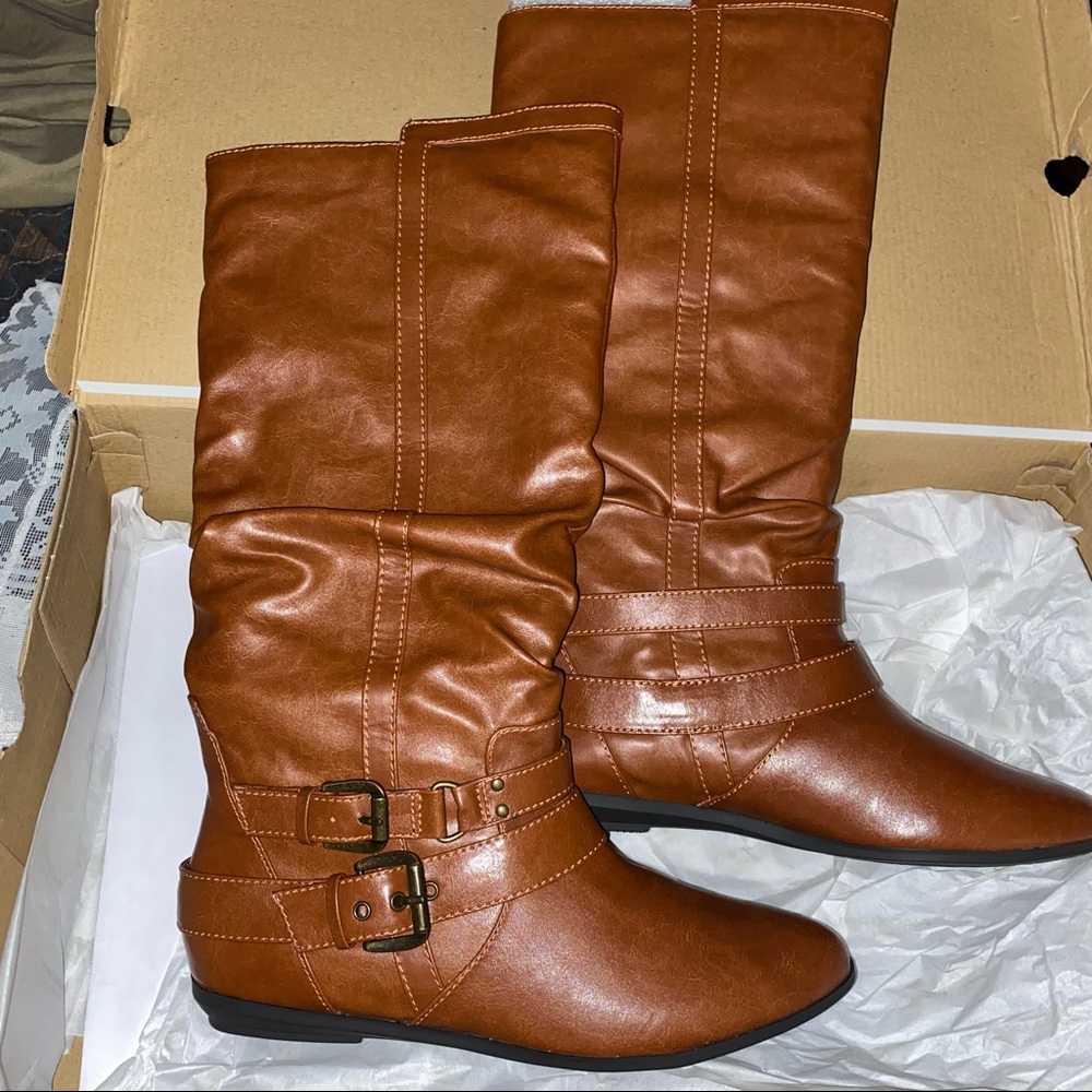 ARIZONA Brown Sloan Women's Cognac 8.5M New Boots - Picture 2 of 7